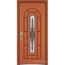 Porta de madeira de aço / porta segura (YF-G9015)